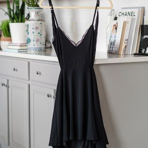 Black Lulu’s Lace Back Dress